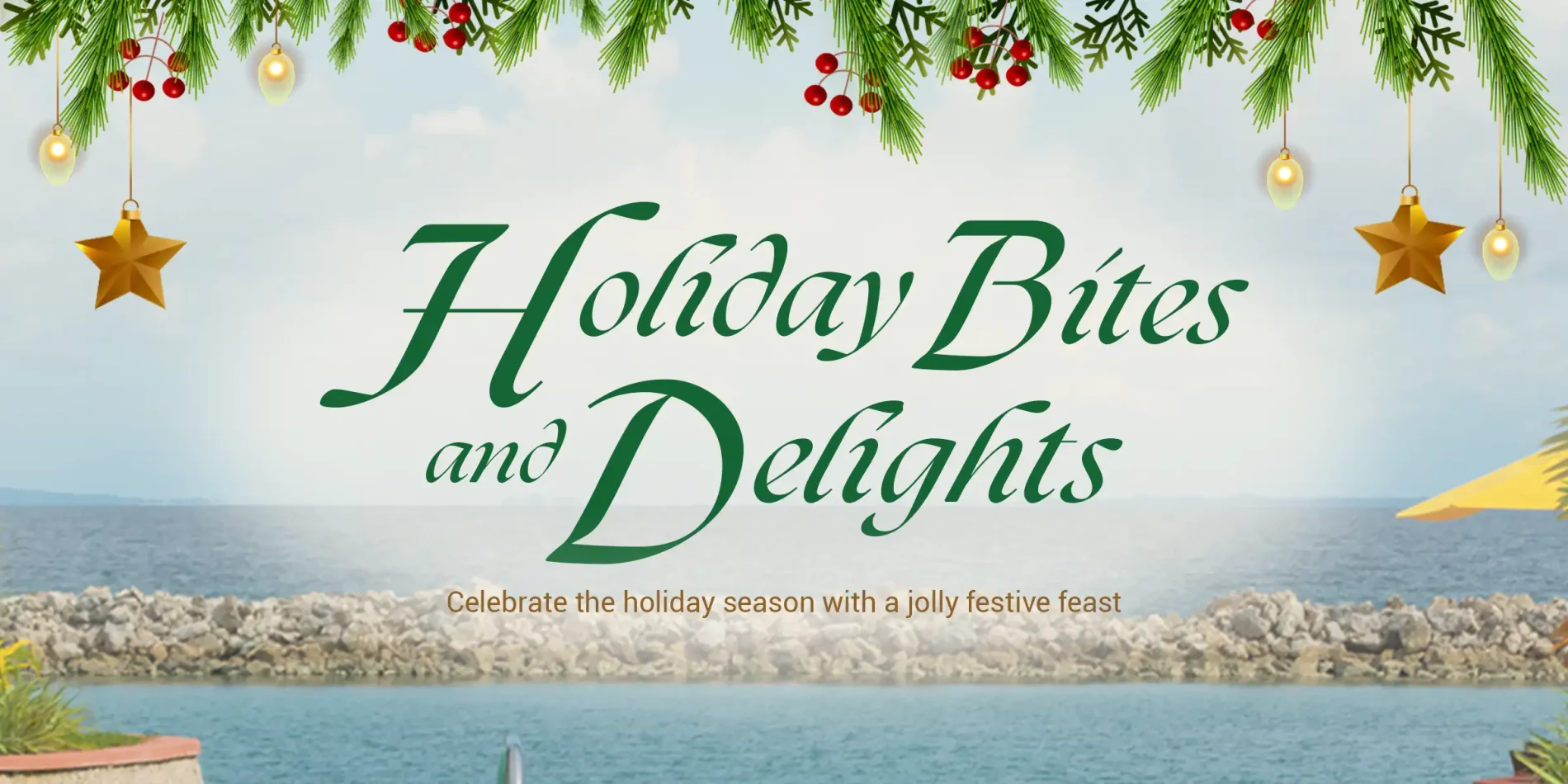 HOLIDAY BITES N DELIGHTS Web Banner